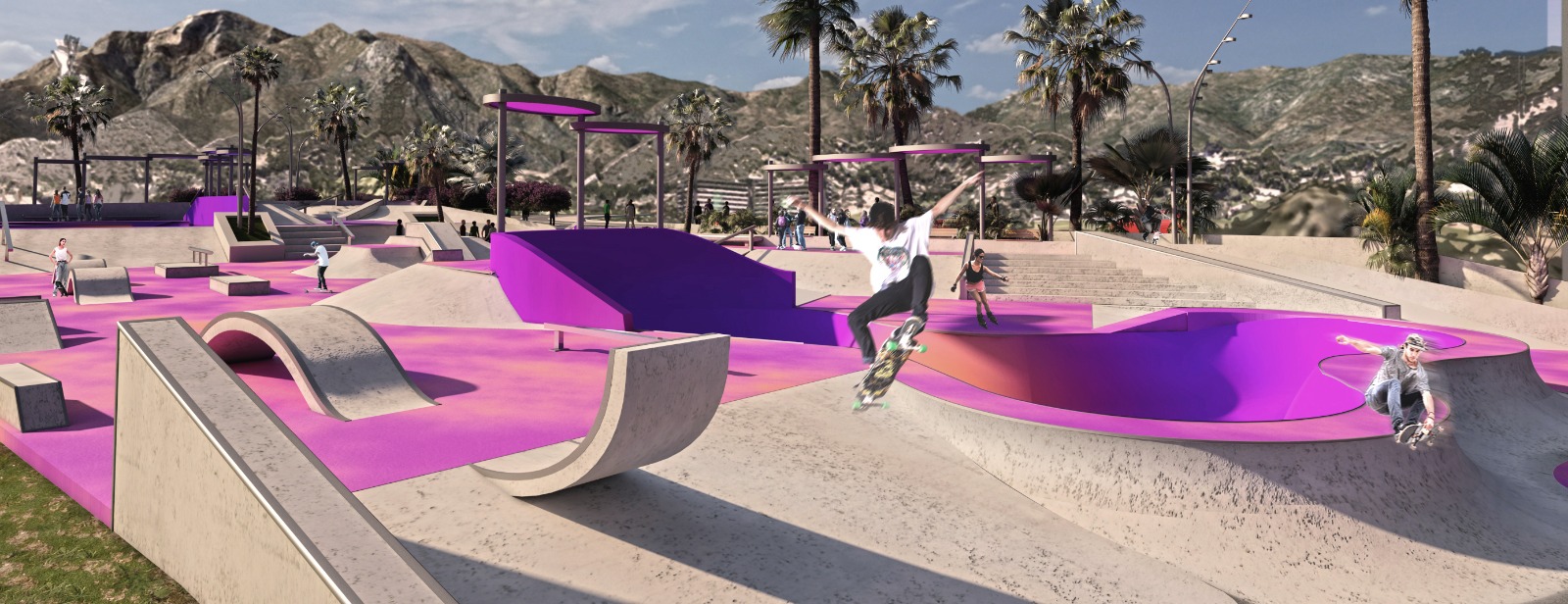 El Ayuntamiento licita un nuevo Skate Park en la zona de Trapiche Norte, con más de 5.000 metros cuadrados de superficie